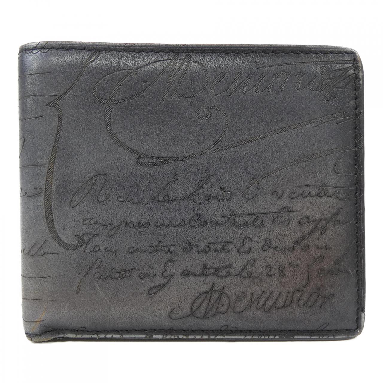 Berluti Makore Scritto Leather Wallet