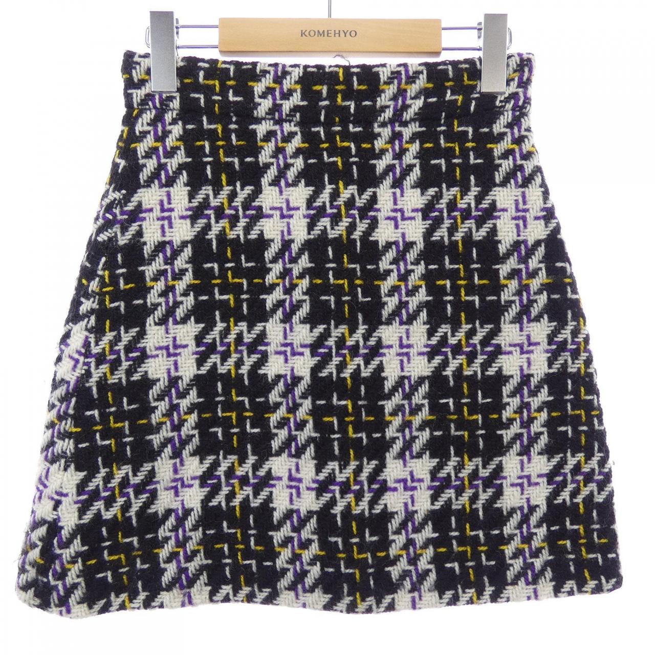 Miu Miu Check Skirt