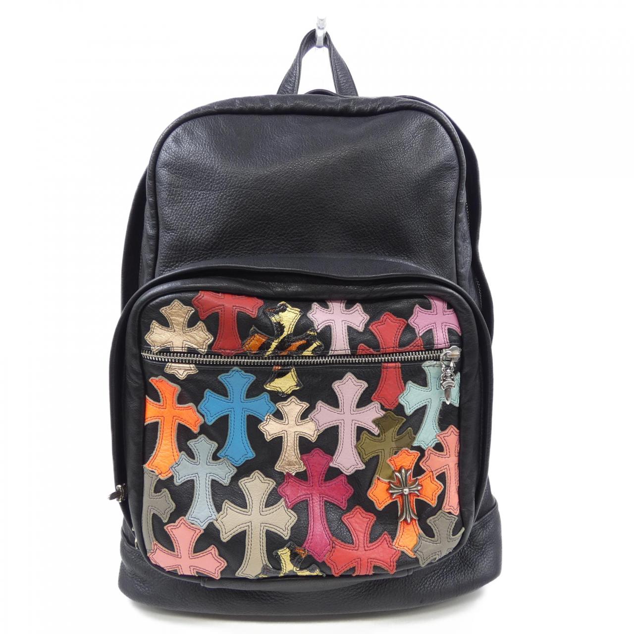 Chrome Hearts 7th Grade Multi Cemetery Cross Patch Leather Bag