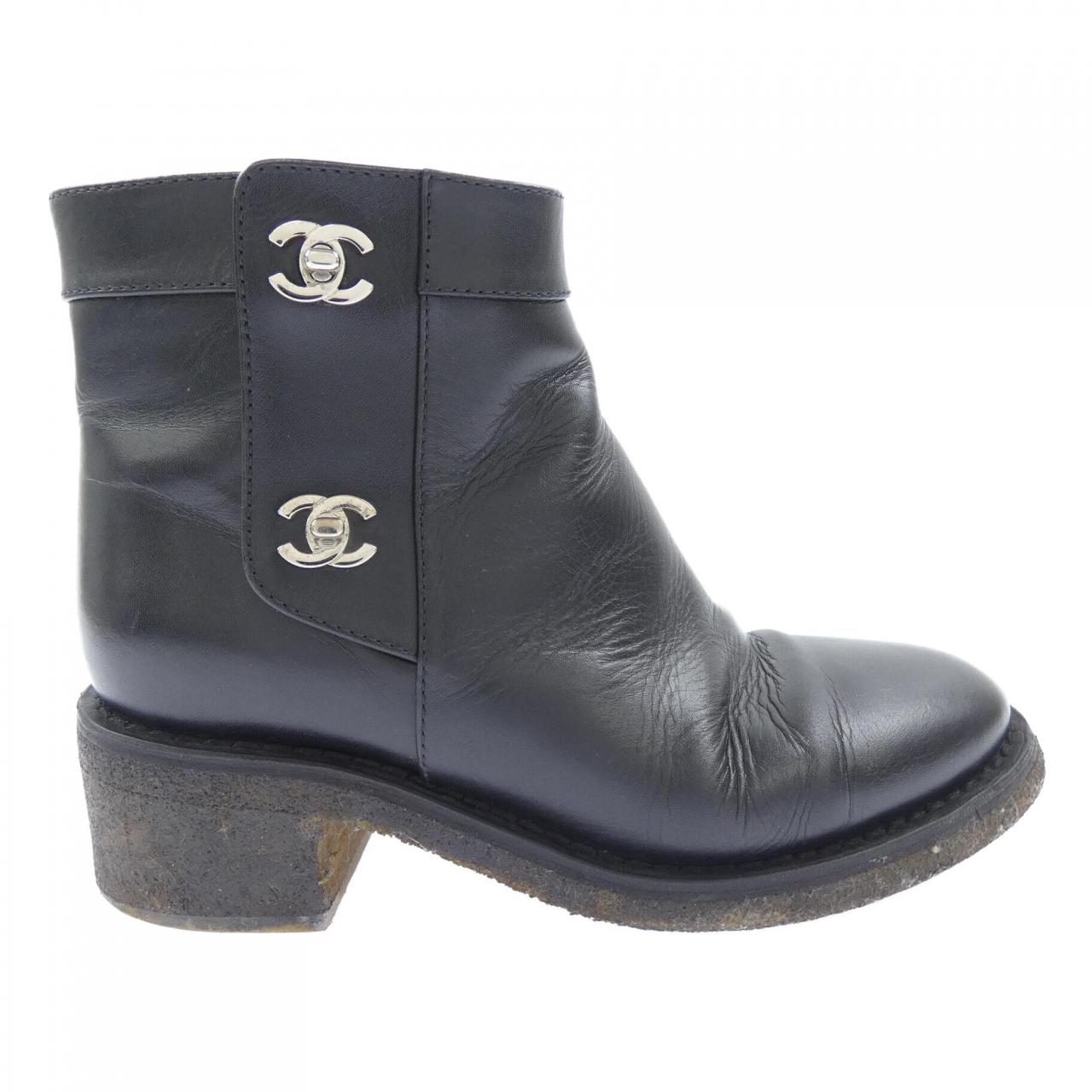 Chanel Turnlock Boots