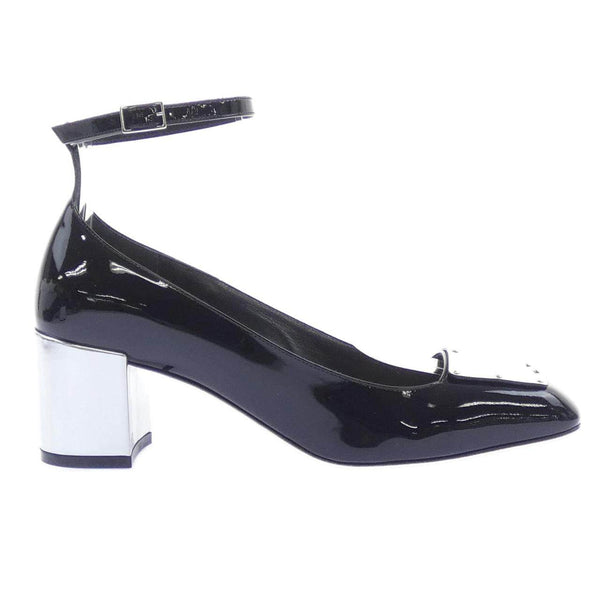 Christian Dior LA PARISIENNE D Patent Calfskin Pumps