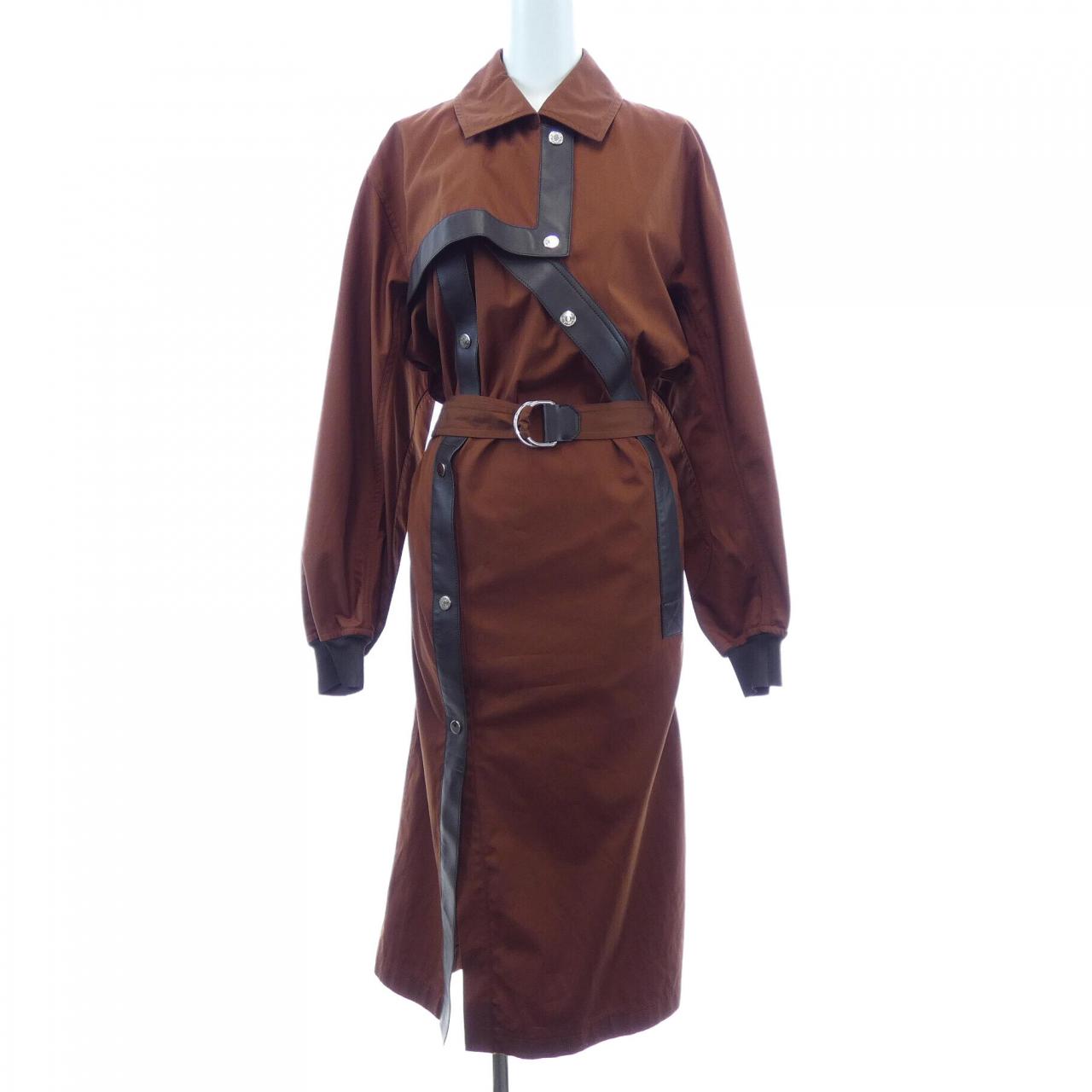 Hermes Asymmetry Wool Coat