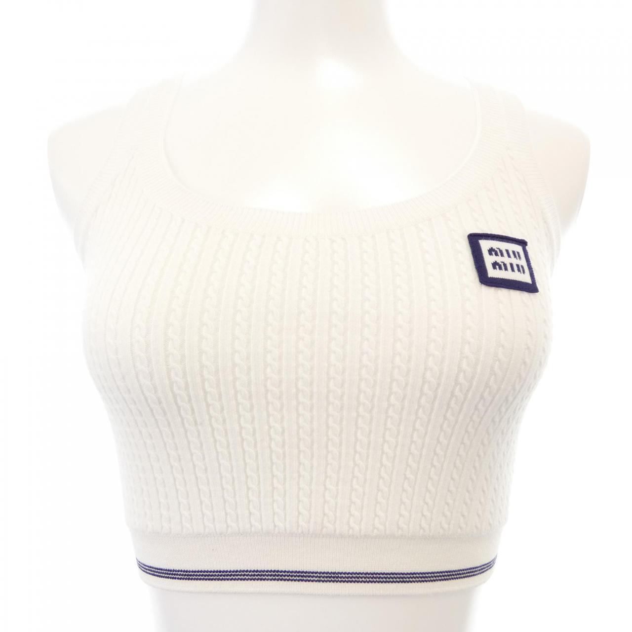 Miu Miu Cotton Tank Top