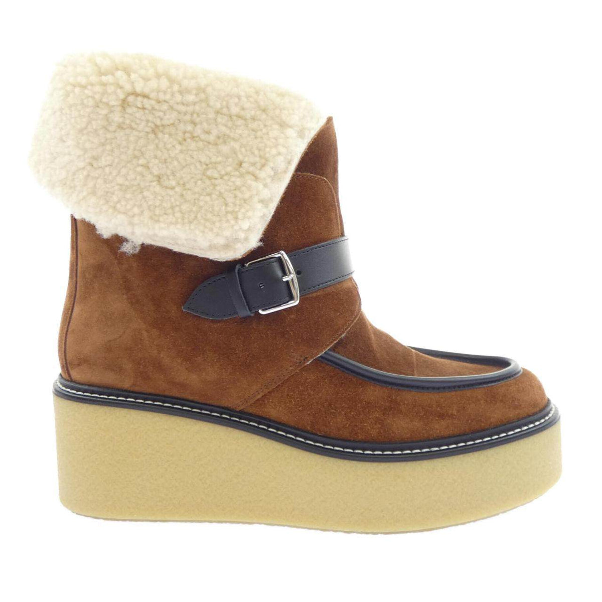 Hermes Hemisphere Shearling Boots