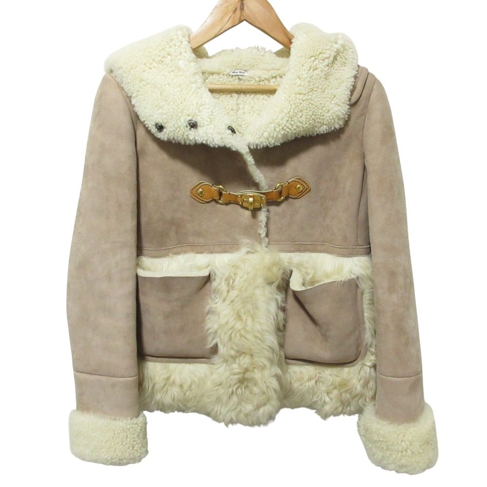 Miu Miu Shearling Hooded Jacket