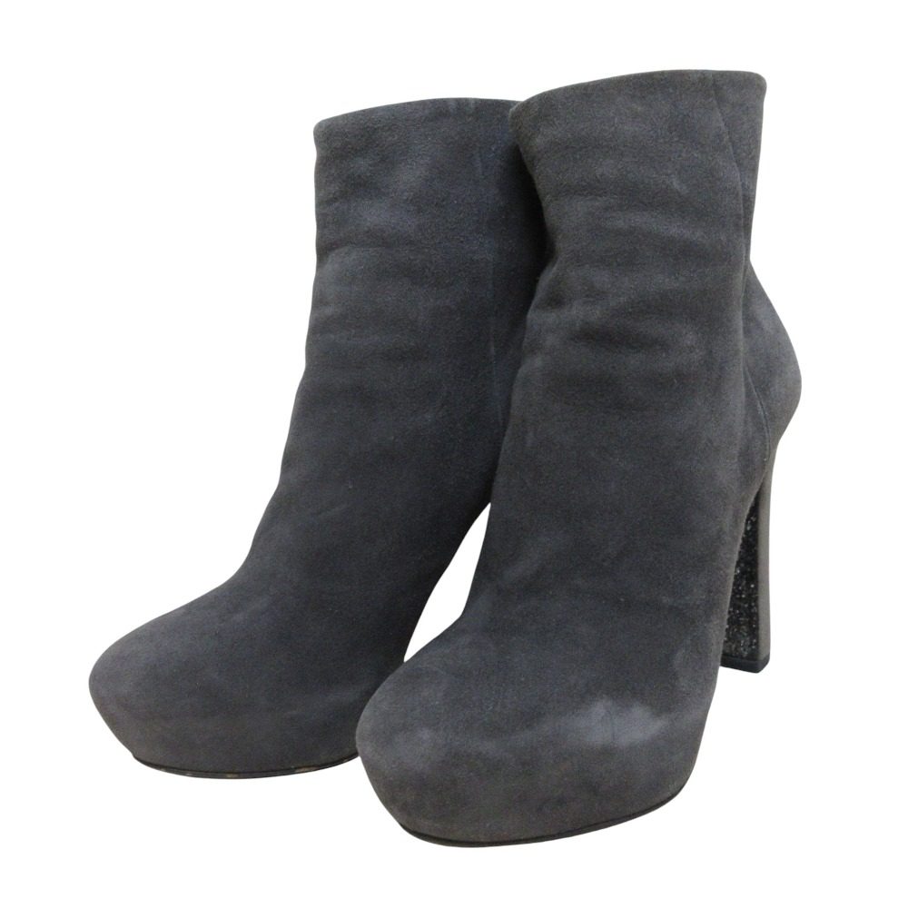 Miu Miu Suede Platform Short Boots