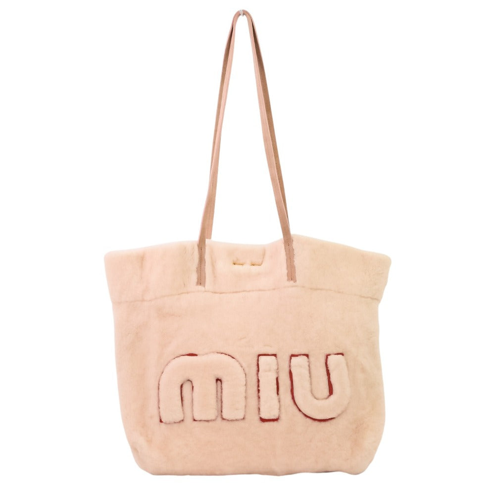 Miu Miu Shearling Tote Bag
