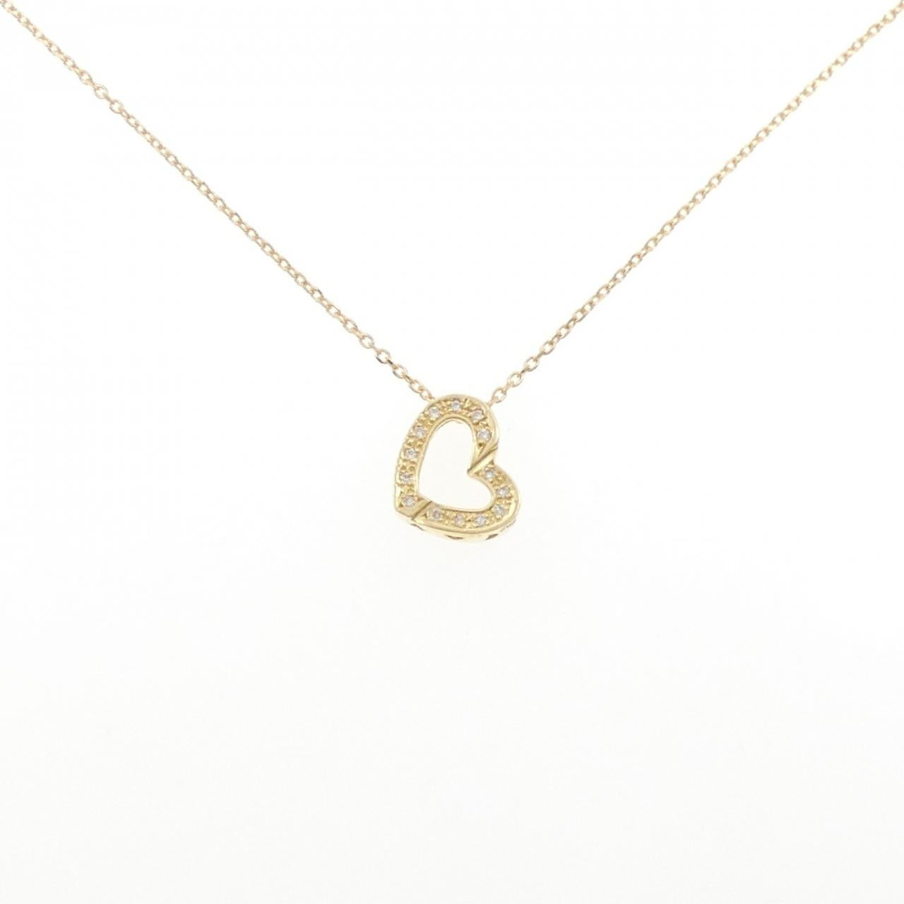 Au750 Heart Diamond Necklace