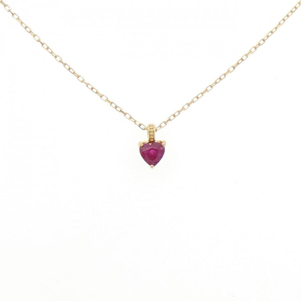 Au750 Ruby Necklace