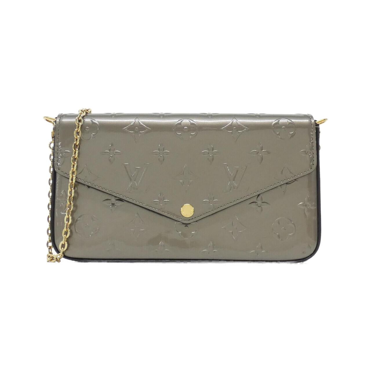 Louis Vuitton Pochette Felicie Monogram Vernis Shoulder Bag