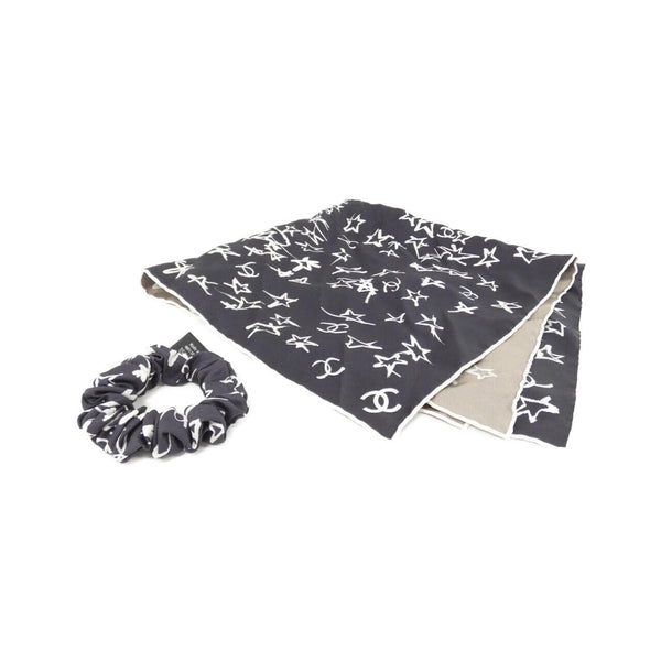 Chanel Silk Scrunchie Hair Accessory