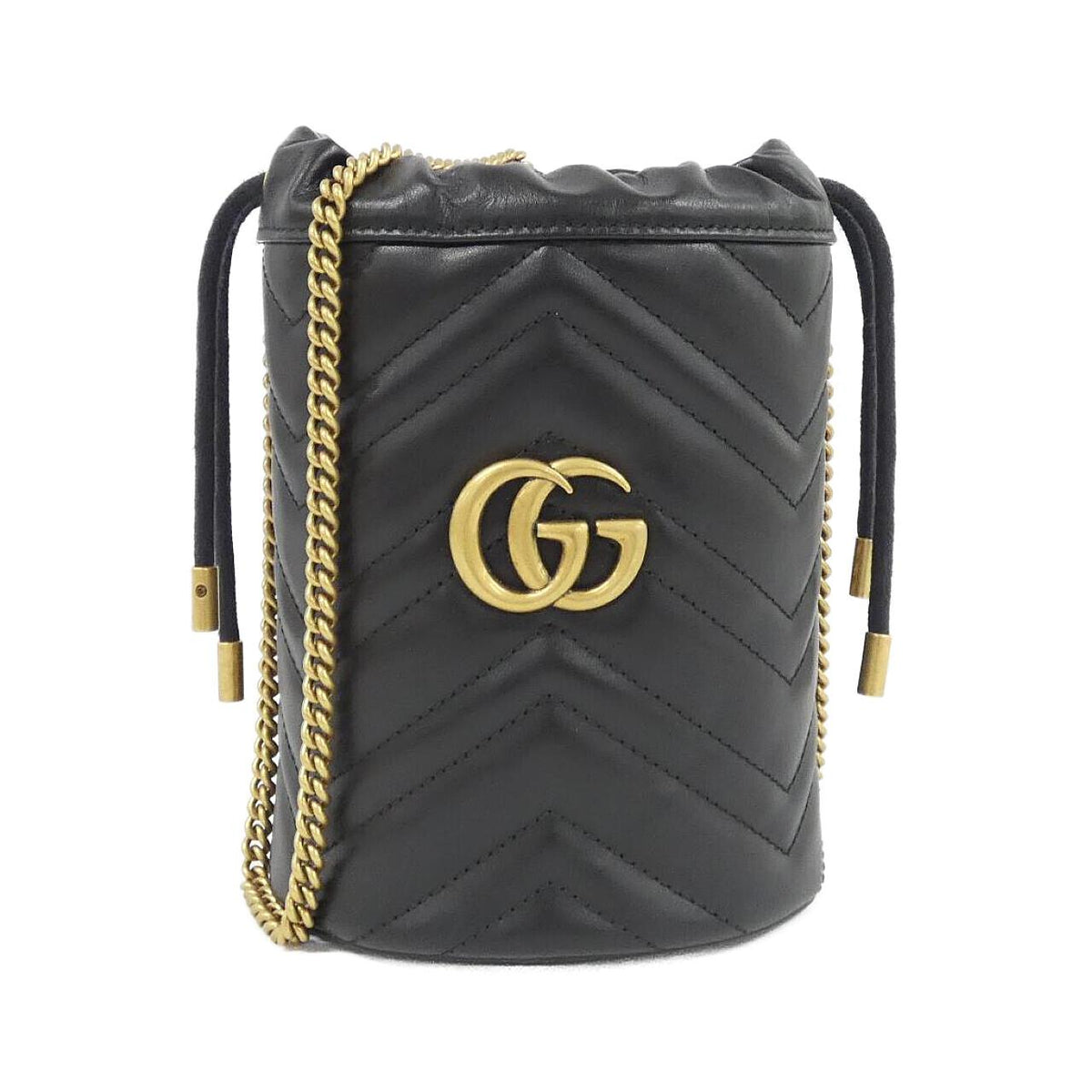 Gucci GG Marmont Quilted Chevron Leather Shoulder Bag