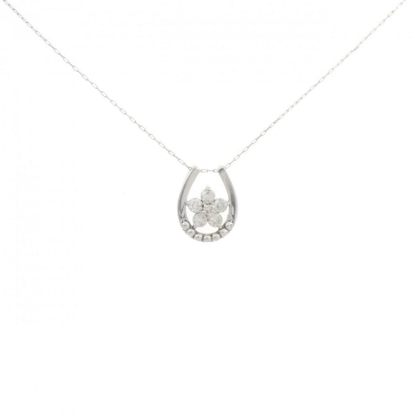 Au750 Flower Diamond Necklace