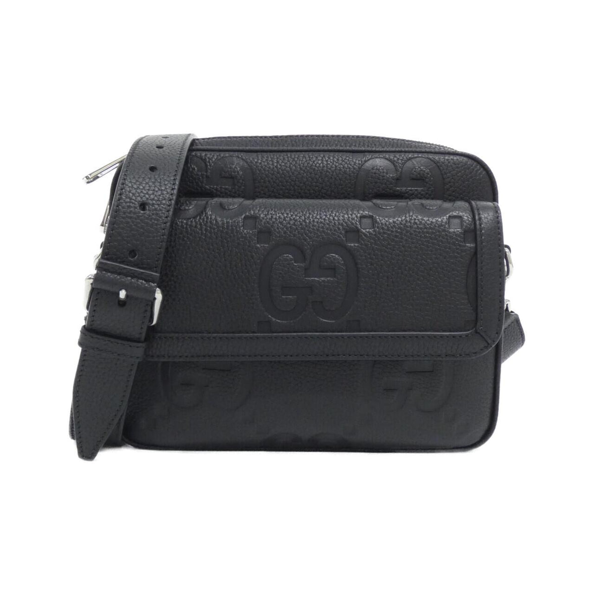 Gucci Jumbo GG Leather Shoulder Bag