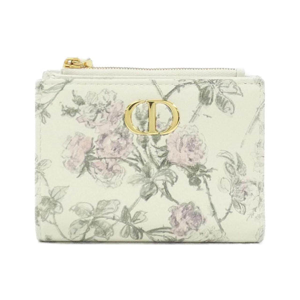 Christian Dior Rose Des Vents Dior Caro Calfskin Wallet Limited