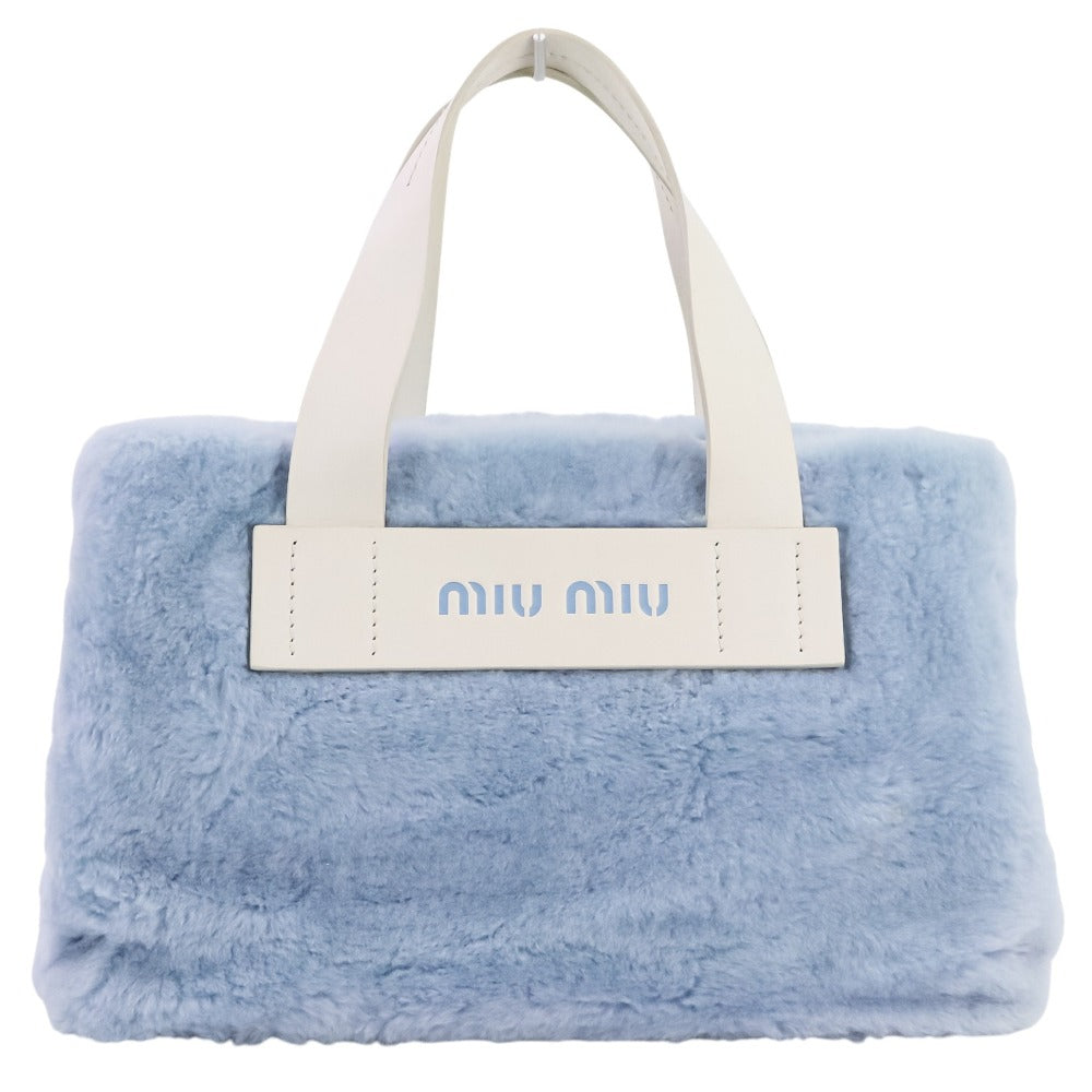 Miu Miu Shearling 2way Tote Bag