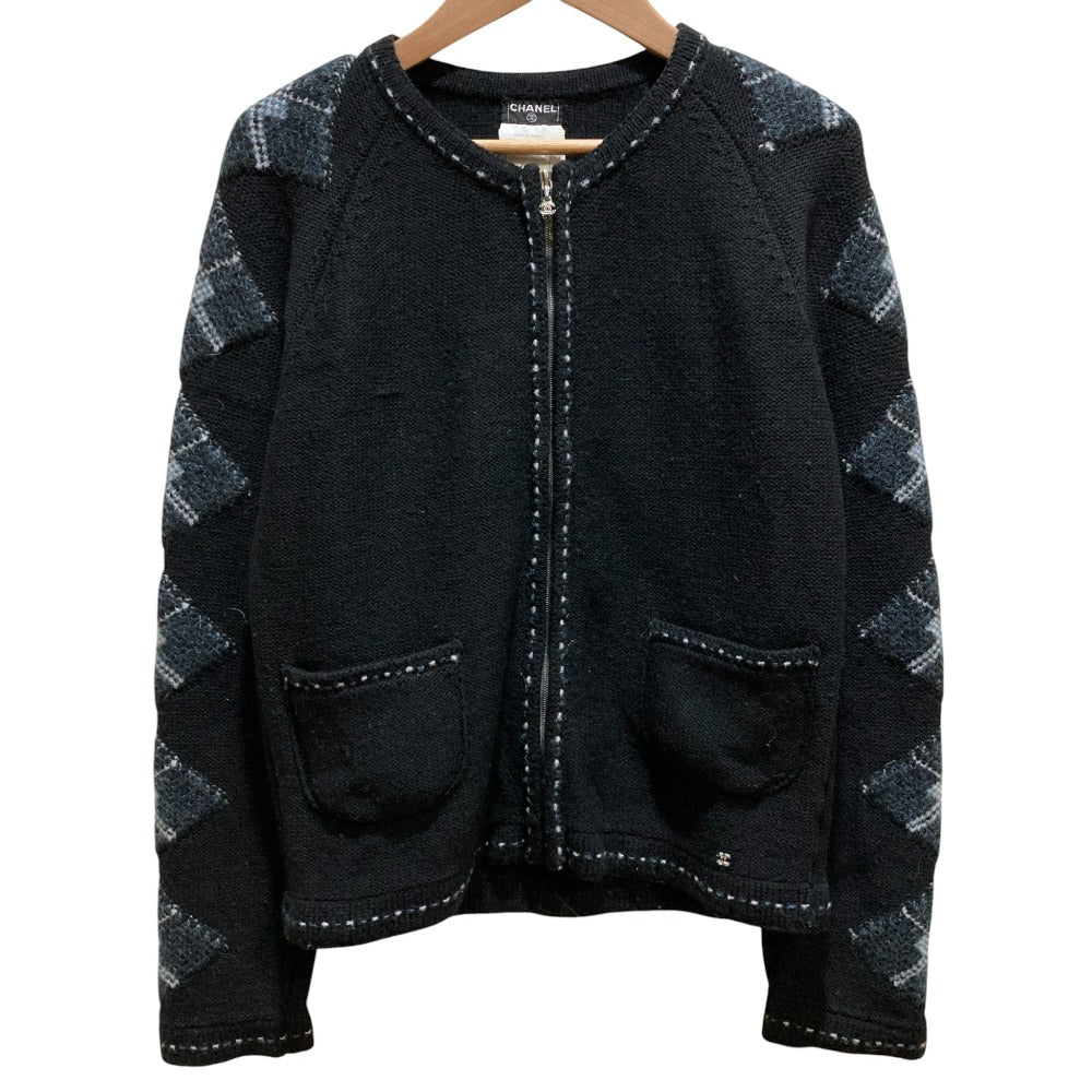 Chanel Coco Mark Cashmere Blend Knit Cardigan