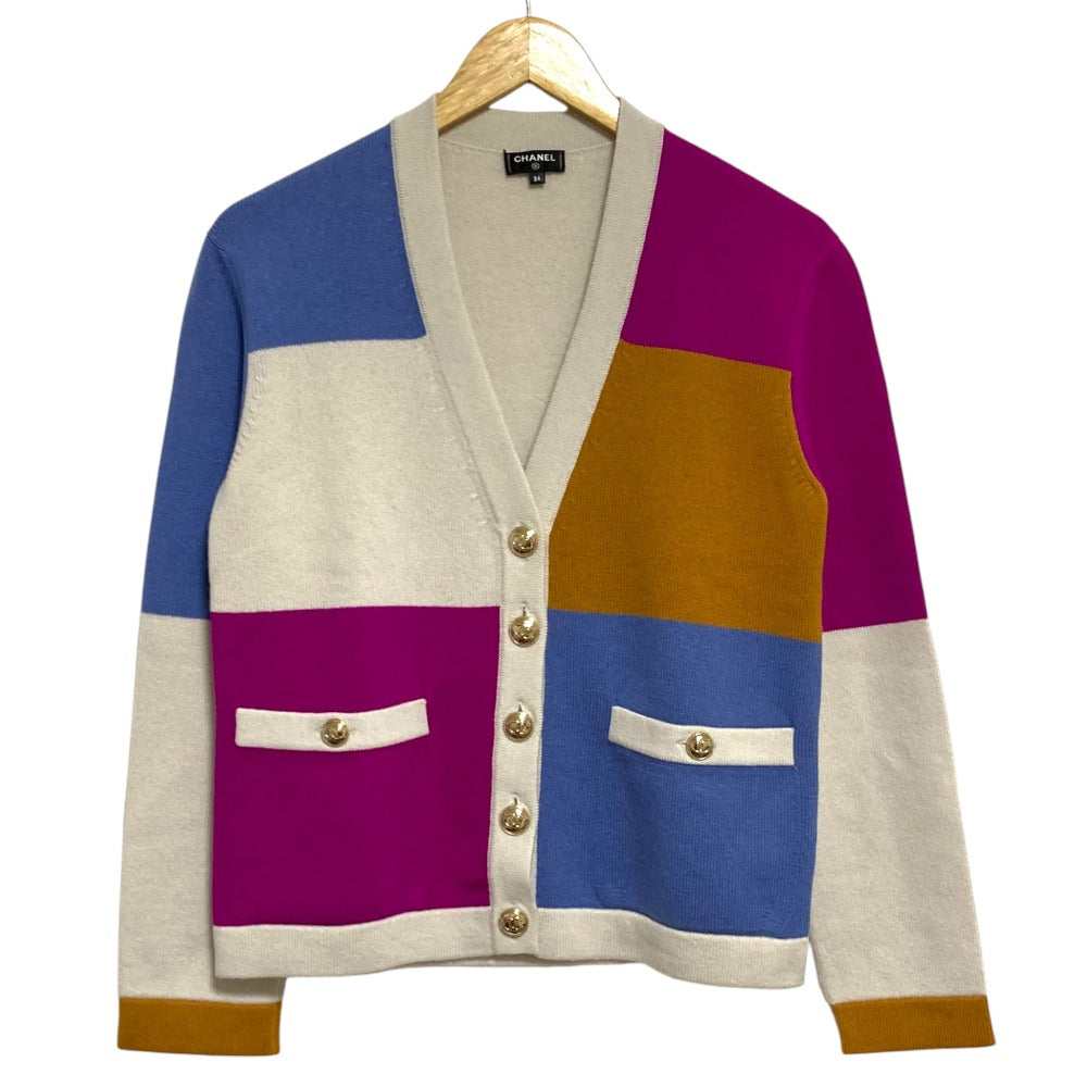 Chanel V-Neck Cashmere Cardigan