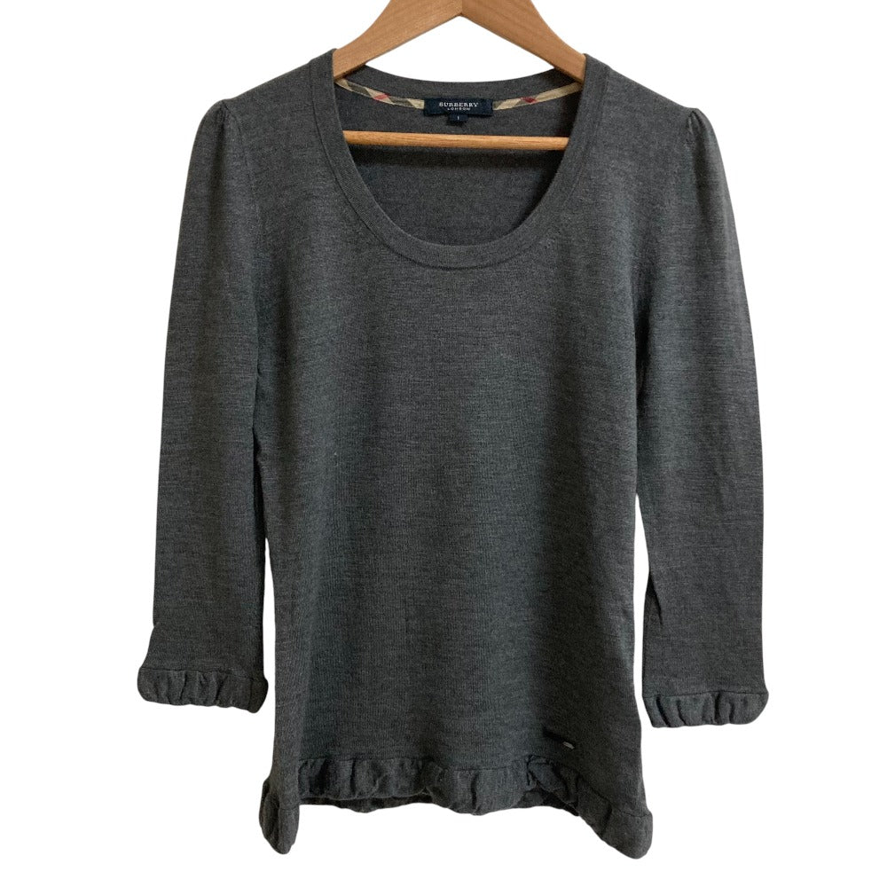 Burberry Cashmere Blend Wool Knit Sweater