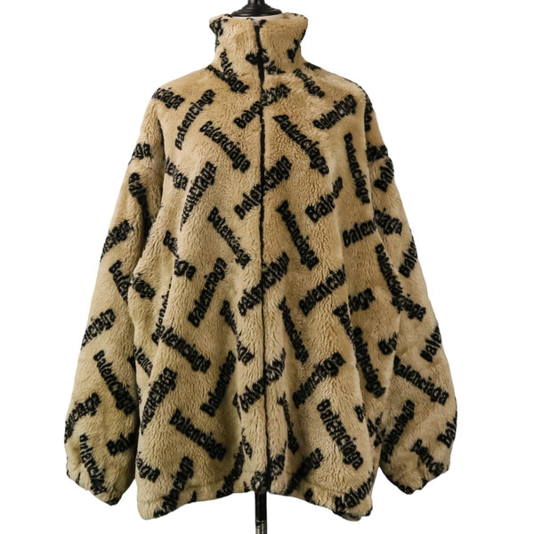 Balenciaga Logo Fleece Jacket