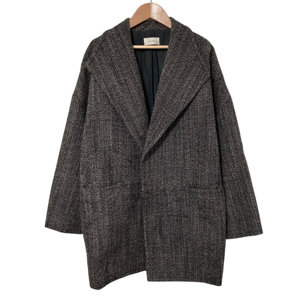 DES PRES Wool Wide Collar Short Coat