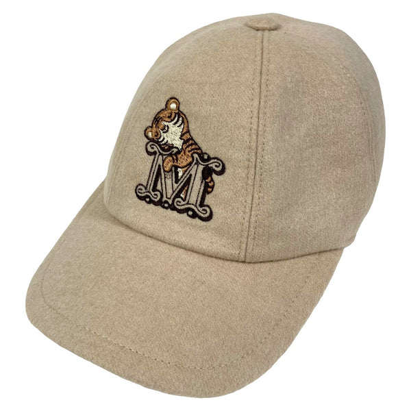 Max Mara Logo Embroidery Wool Cap