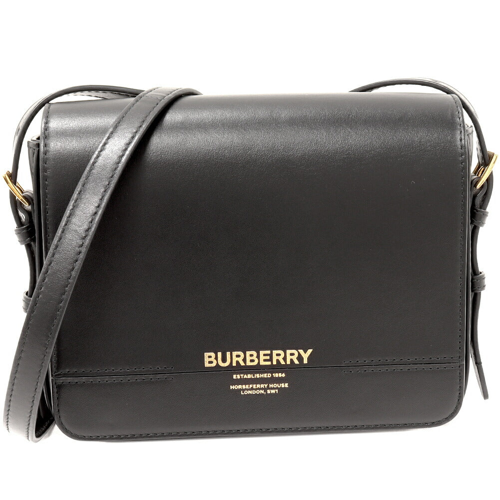Burberry Calf Logo Flap Shoulder Bag 8067035