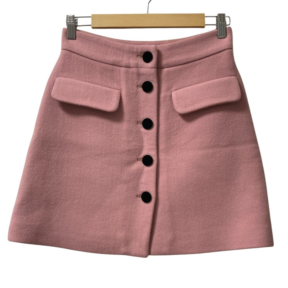 Miu Miu Wool Mini Skirt