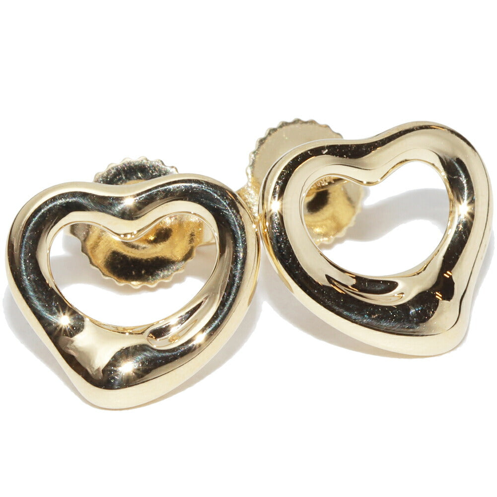 Tiffany & Co. Elsa Peretti Open Heart Au750 Earrings