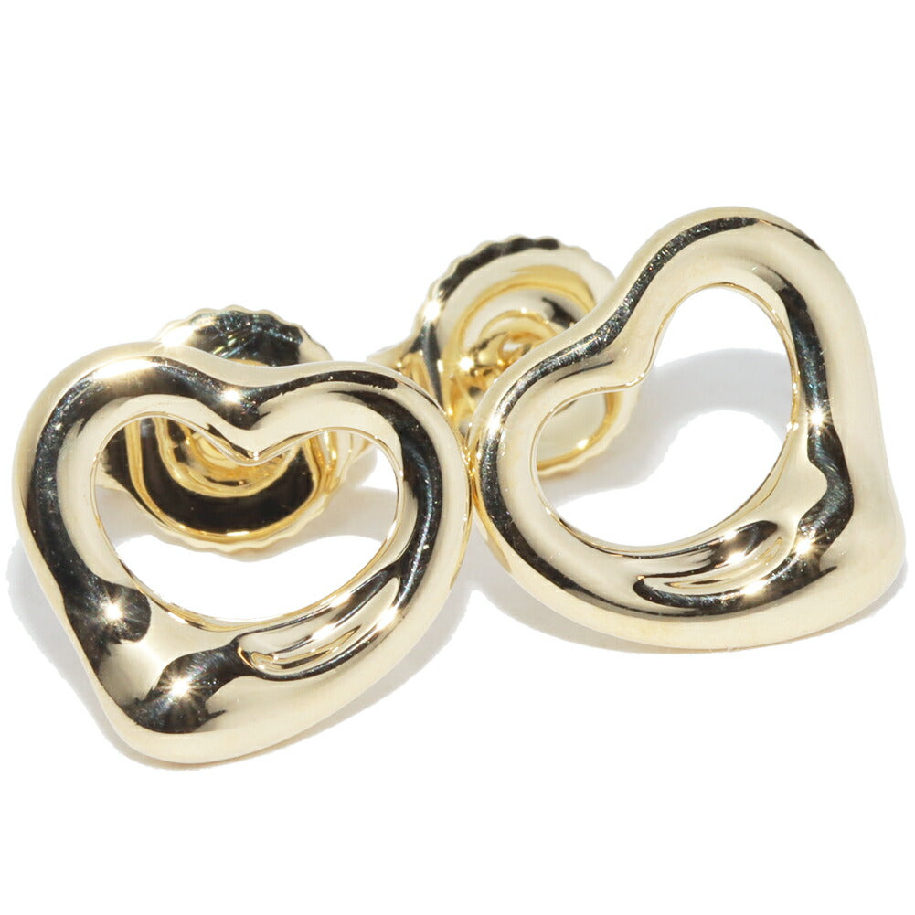 Tiffany & Co. Elsa Peretti Open Heart Au750 Earrings