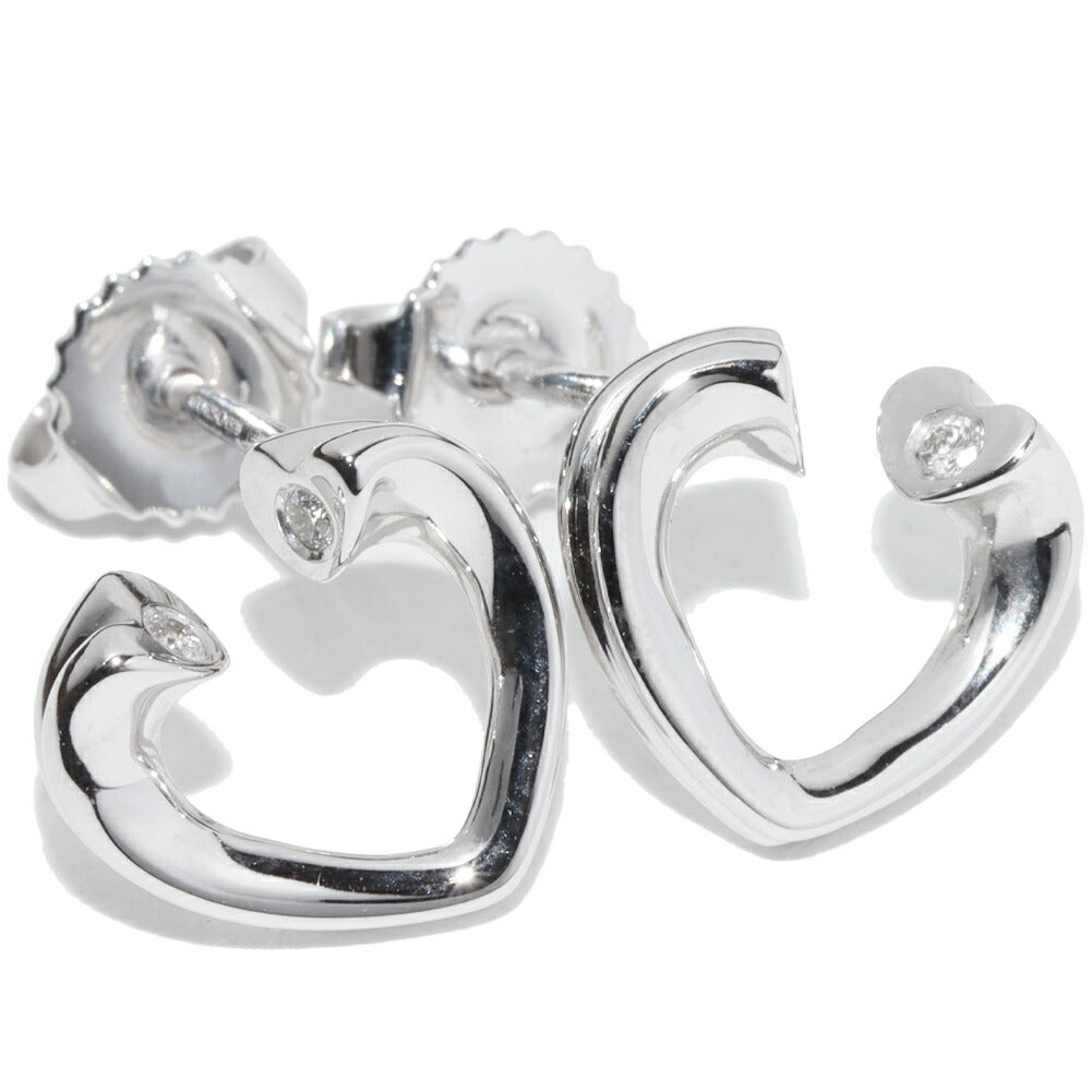 Tiffany & Co. Paloma Picasso Tenderness Heart Au750 Diamond Earrings