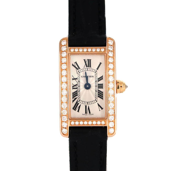 Cartier Mini Tank Americaine Pink Gold Quartz