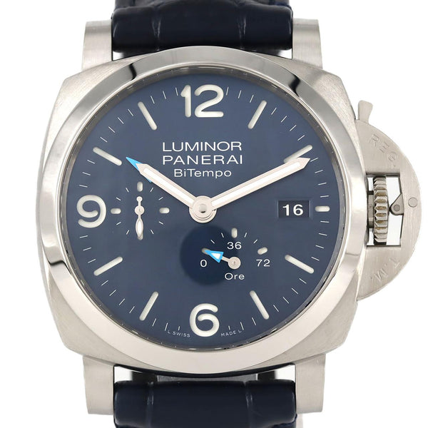 Panerai Luminor Bitempo Power Reserve Stainless Steel Watch