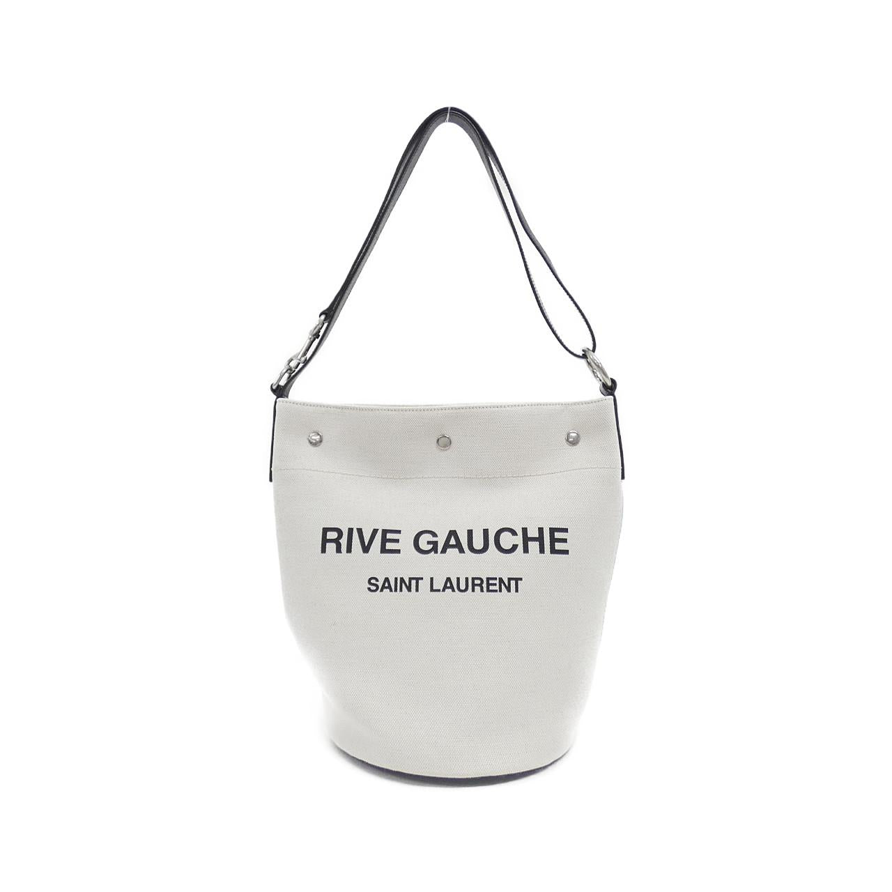 Saint Laurent Canvas Leather Shoulder Bag