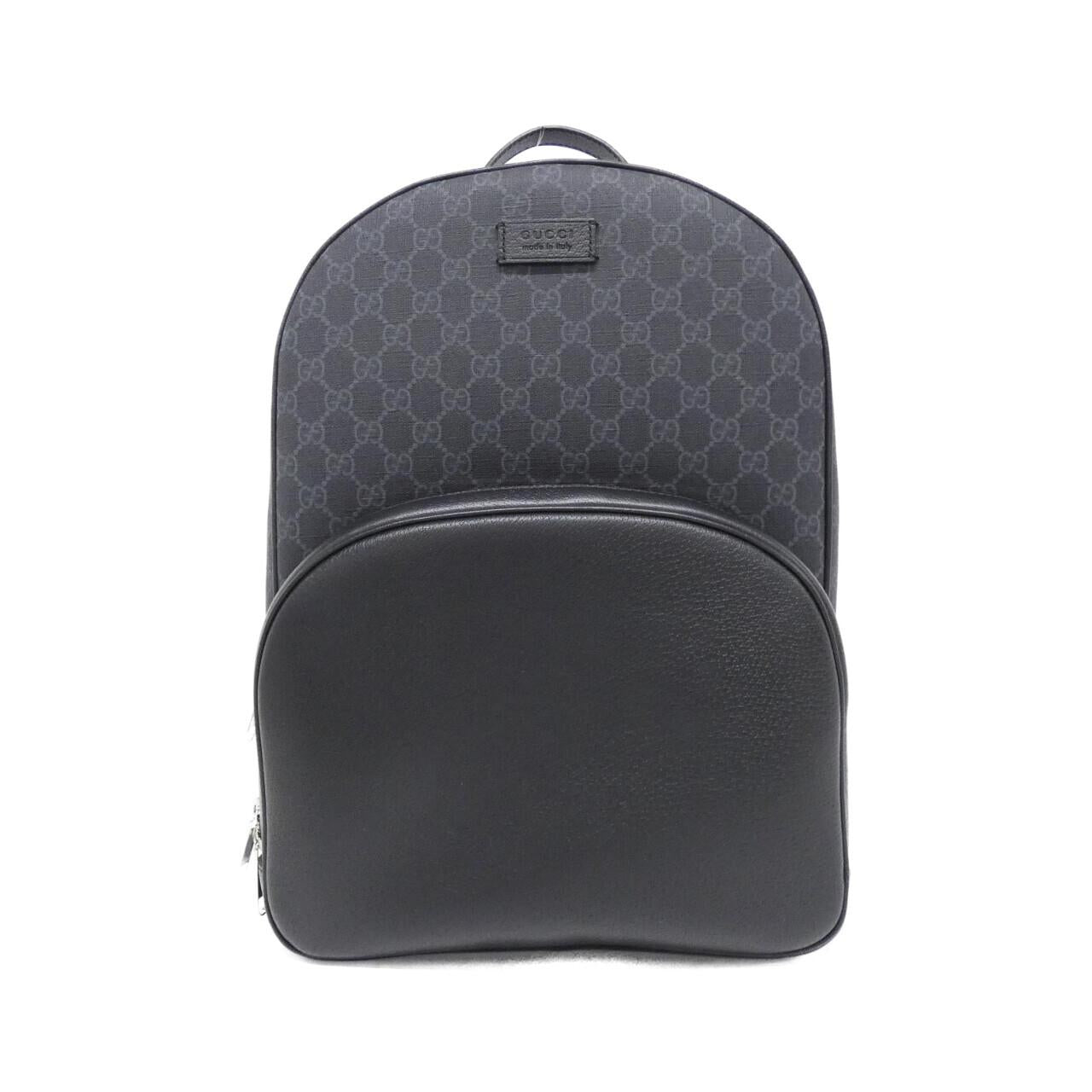 Gucci GG Supreme Canvas Leather Backpack