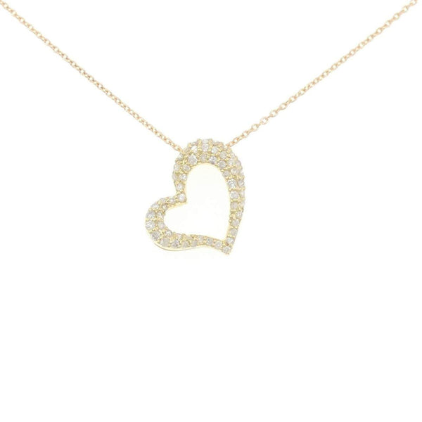 Au750 Heart Diamond Necklace