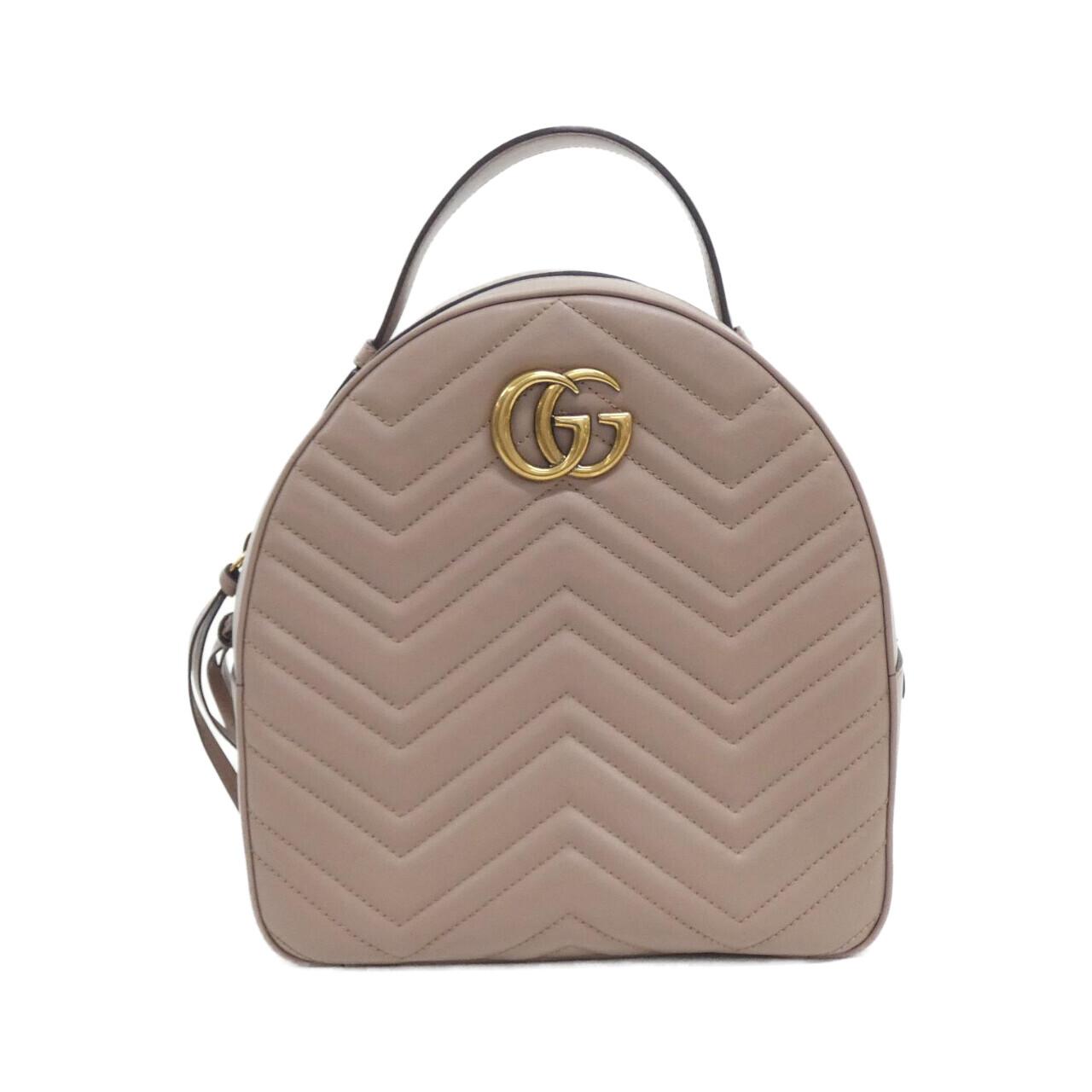 Gucci GG Marmont Quilted Chevron Leather Backpack