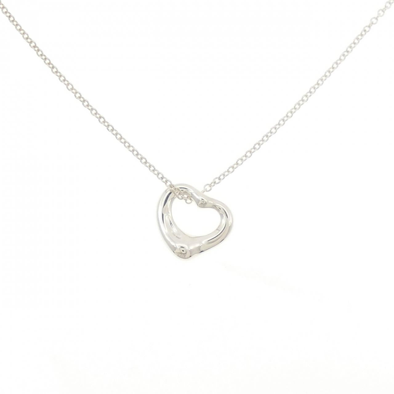 Tiffany & Co. Open Heart 925 Silver Necklace