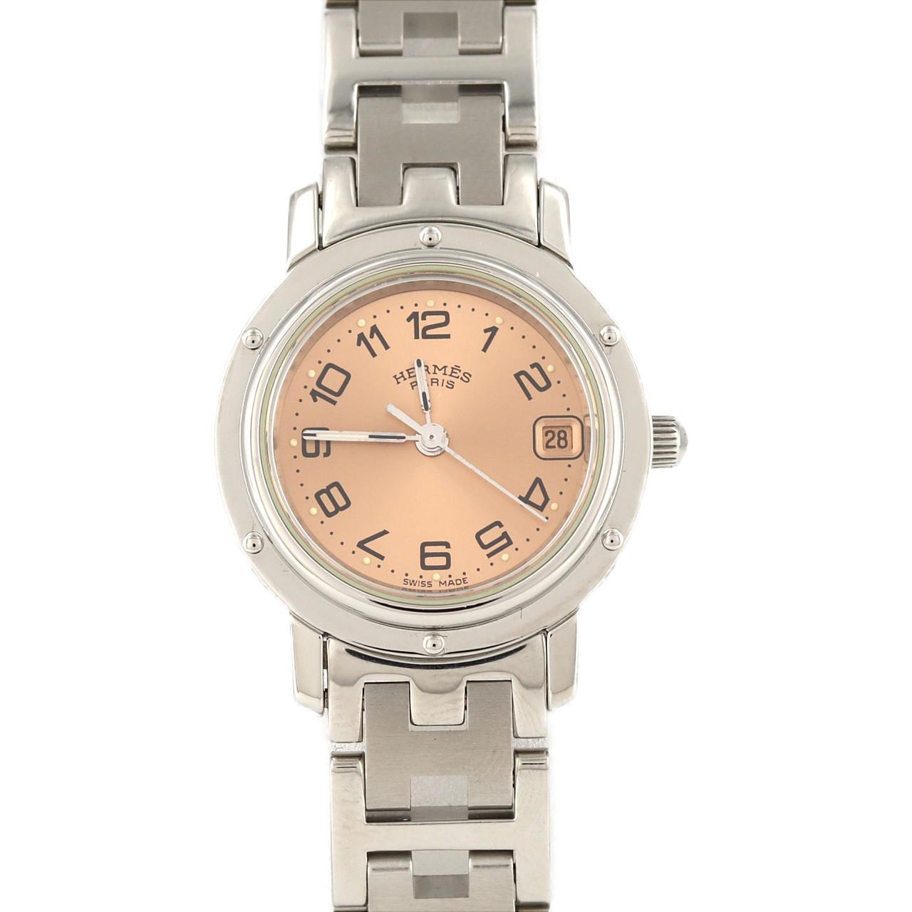 Hermes Clipper Stainless Steel Ladies