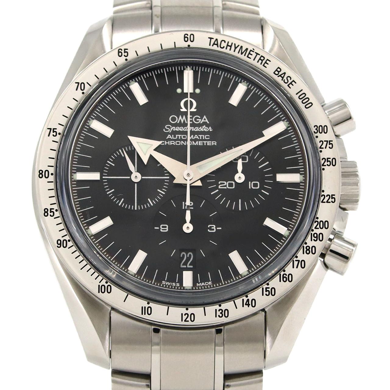 Omega Speedmaster Broad Arrow Stainless Steel Watch