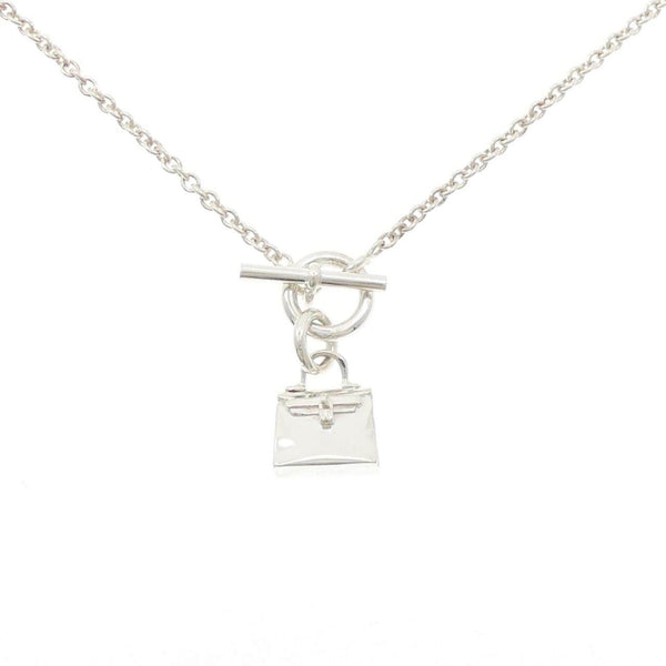 Hermes Amulette Kelly 925 Silver Necklace