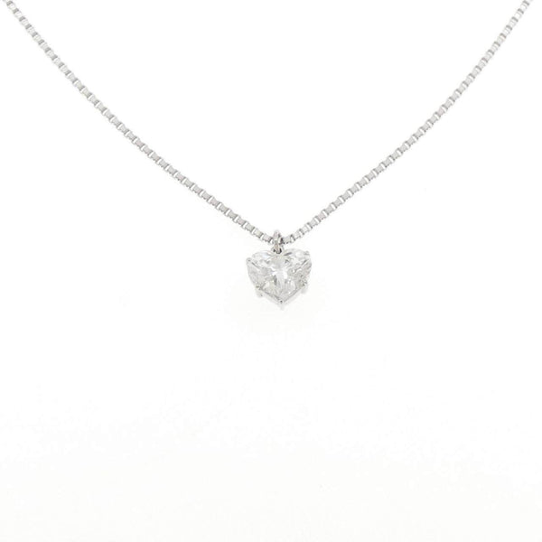 Platinum Heart Shape Diamond Necklace