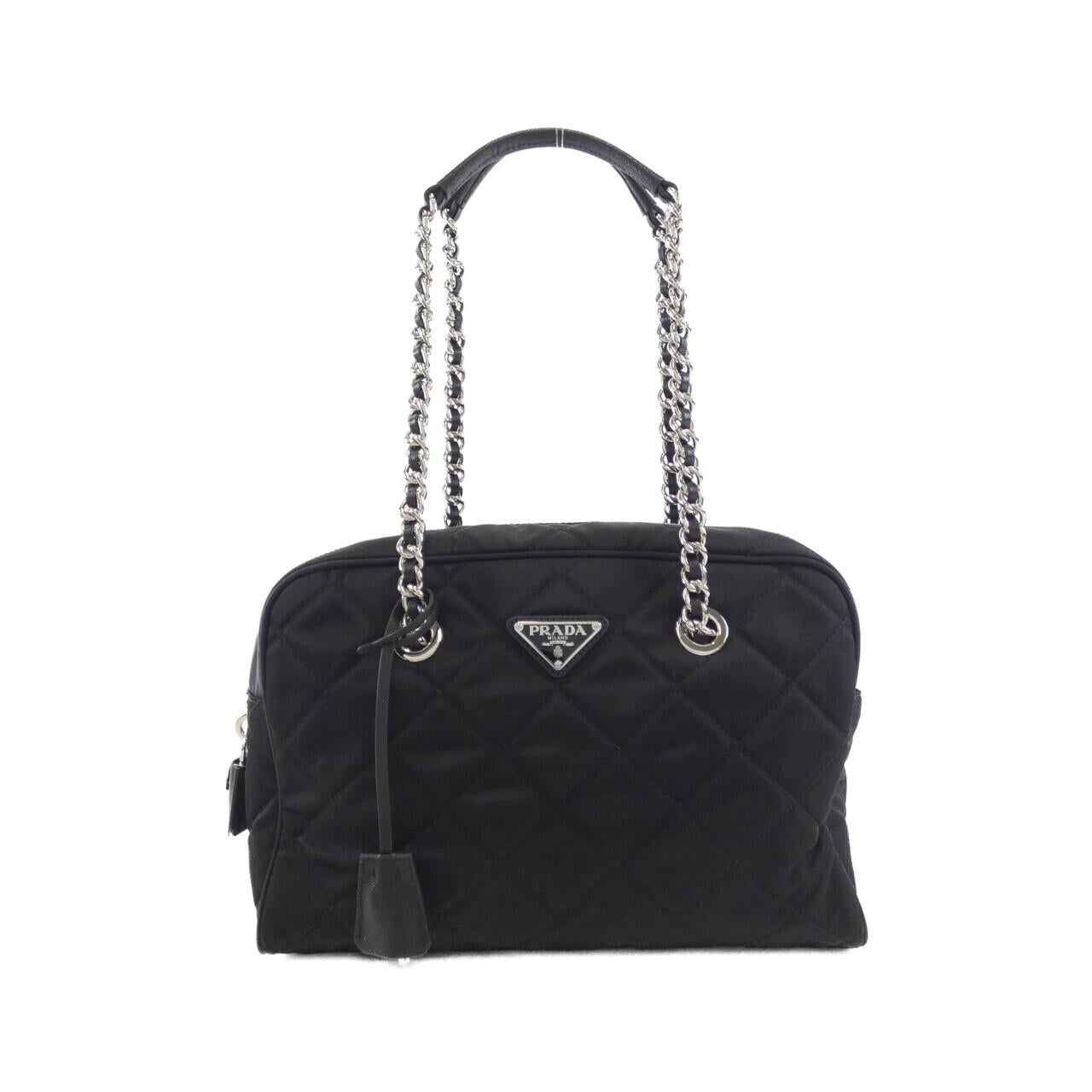 Prada 1BB903 Tessuto Impuntu Shoulder Bag