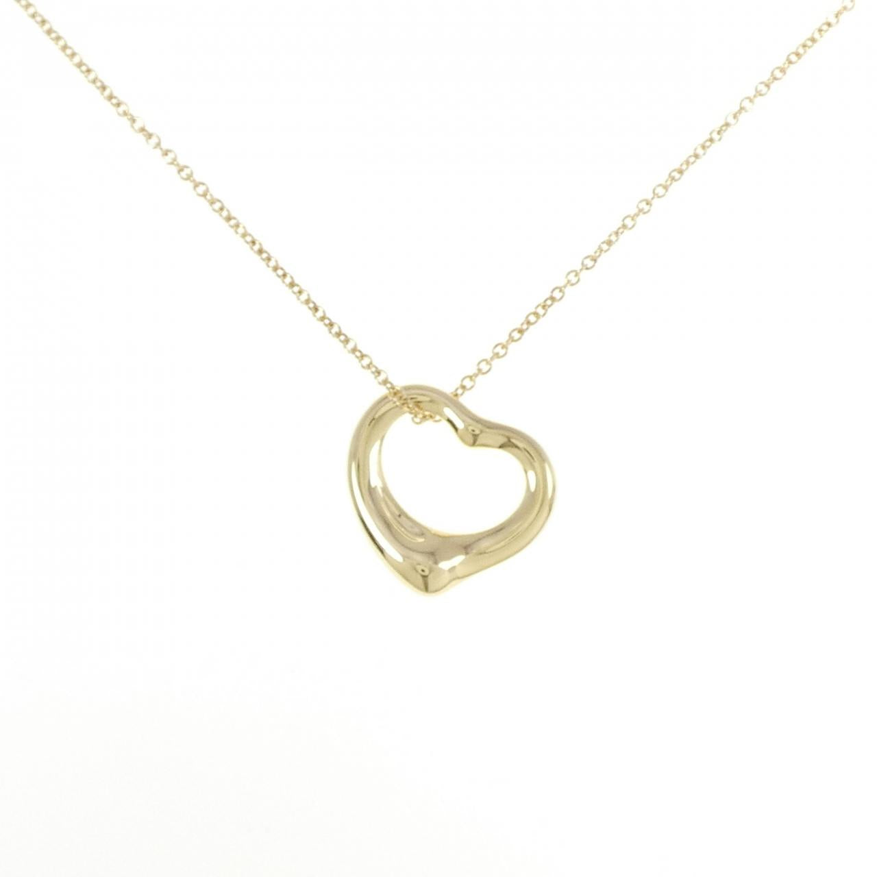 Tiffany Open Heart Au750 Necklace