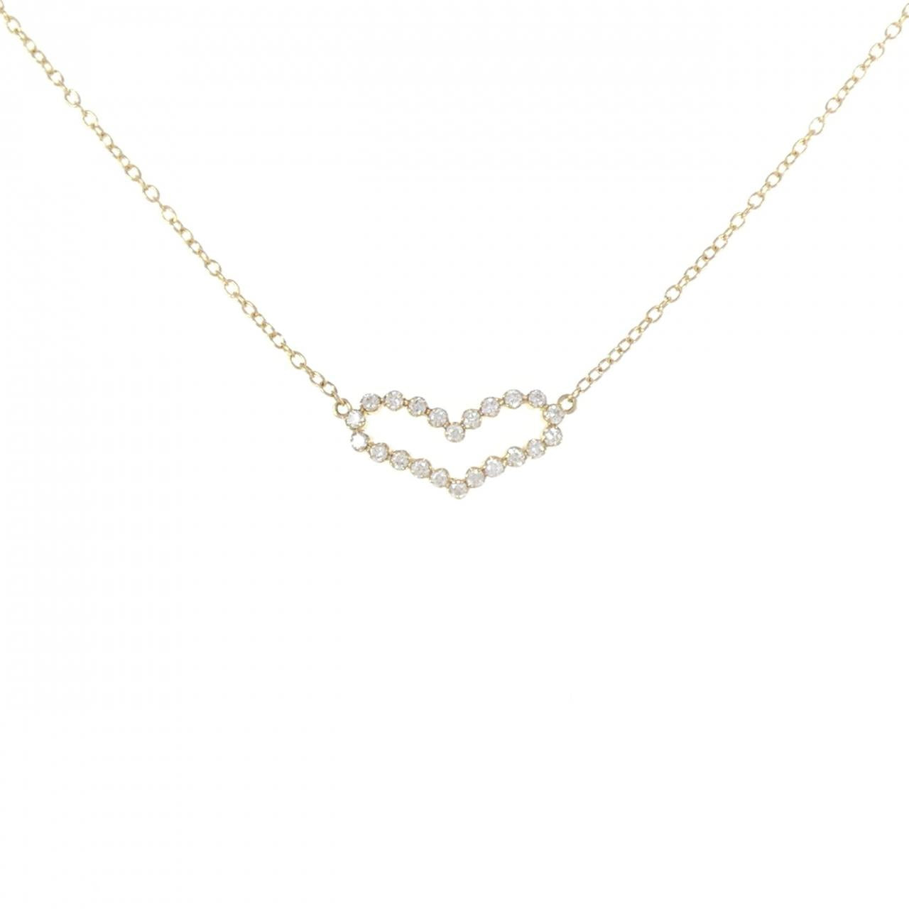 AHKAH Believe Heart Au750 Diamond Necklace