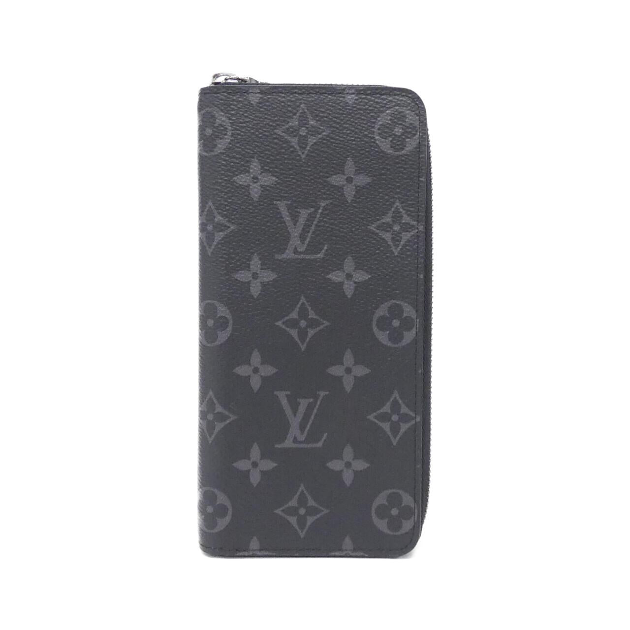 Louis Vuitton Zippy Wallet Vertical Monogram Eclipse Long Wallet