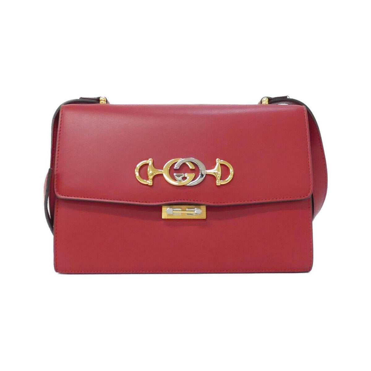 Gucci GUCCI ZUMI Leather Shoulder Bag