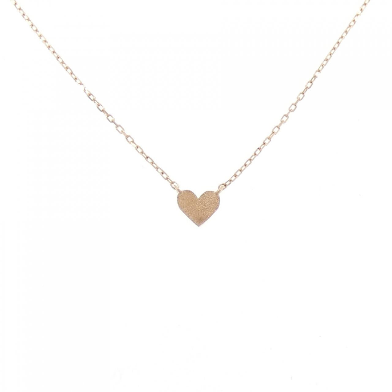 ete K10PG Heart Necklace