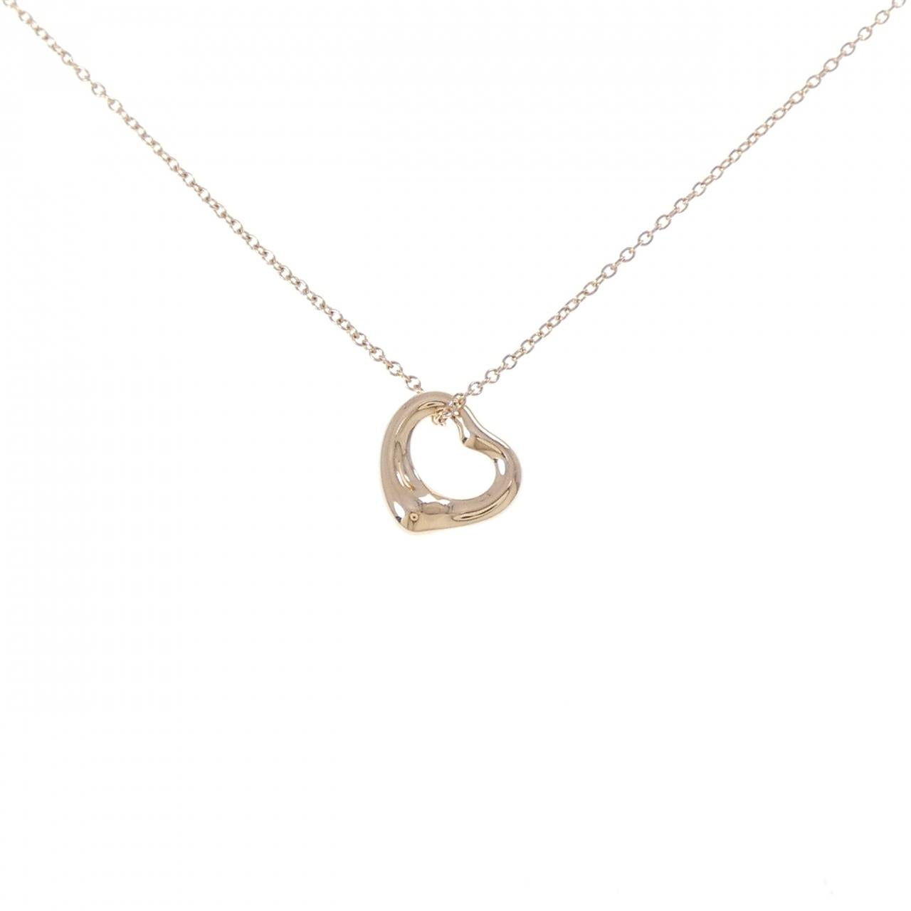 Tiffany & Co. Open Heart 750 Pink Gold Necklace