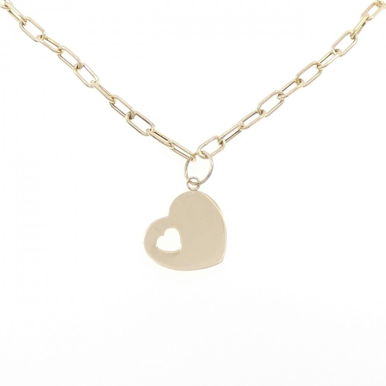 585YG Heart Necklace